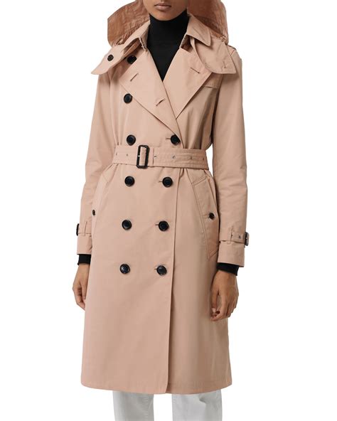 burberry cotton trench coat with detachable hood|burberry original trench coat.